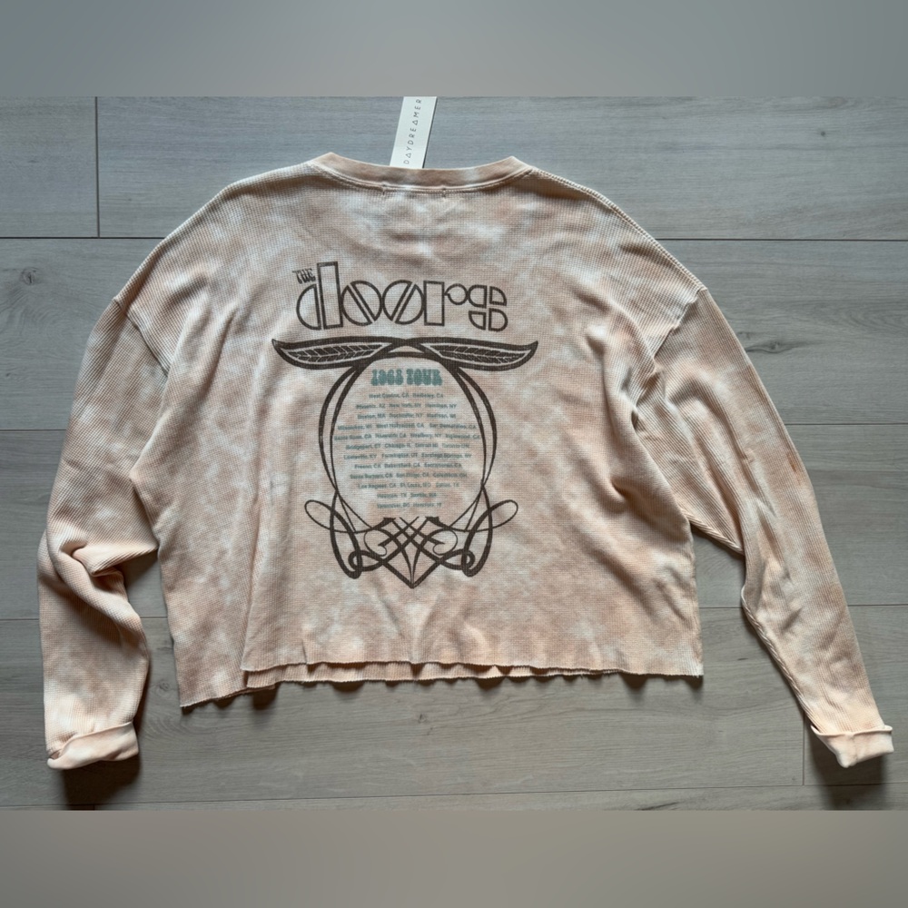NWT DAYDREAMER The Doors 1968 Thermal Graphic Tee size medium - Picture 8 of 9